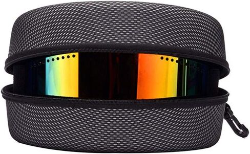 BESPORTBLE Ski Accessories 2pcs Cycling Eyewear Case Ski Goggles Box Shockproof Sunglasses Case with Zipper in Saudi Arabia