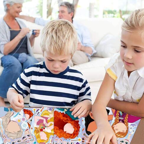 36Pcs Make Your Own Princess Toys Stickers Sheet,Princess Birthday Party Favors for Princess Birthday Party Supplies in Kuwait