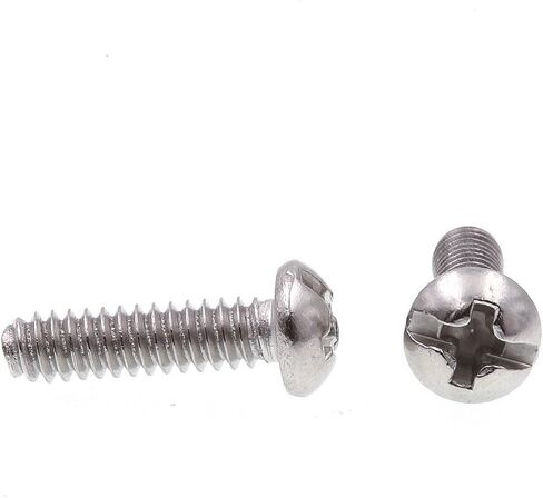 براغي الماكينة Prime-Line 9003094، رأس مستدير، محرك مجموعة فيليبس/مشقوق، #6-32 × 1/2 بوصة. (100 عبوة) in Kuwait