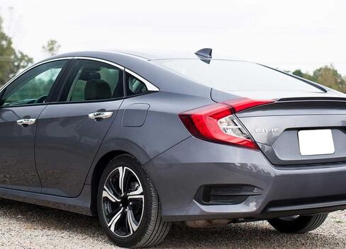 عدسات عاكسة للصدمات الخلفية من iJDMTOY متوافقة مع 2016-21 Honda Civic Sedan/Coupe 10th Gen، مجموعة OE-Spec LH RH in Kuwait