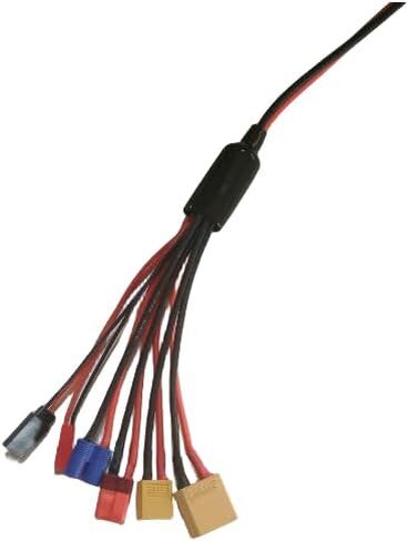 6 في 1RC شاحن متعدد يؤدي محول البطارية الترا T عمداء XT60 XT90 EC3 Futaba JR JST BEC 14awg 16awg 22awg 350 مللي متر 1 قطعة in Kuwait