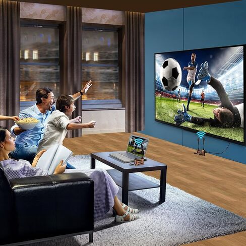 جهاز إرسال واستقبال HDMI لاسلكي 4K، يدعم بطارية NP-F، طقم موسع HDMI لاسلكي مع مخرج UVC، بث صوت فيديو الوسائط من الكمبيوتر المحمول، الكاميرا، صندوق الكابل إلى التلفزيون/الشاشة/جهاز العرض in Kuwait