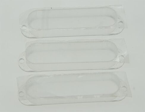KAISH Clear ST Strat Closed Single Coil Pickup Cover Transparent Sealed Pickup Covers in Saudi Arabia