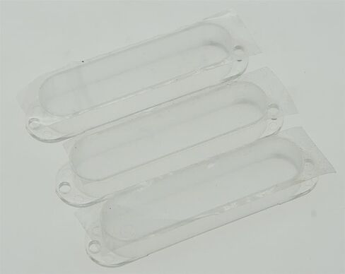 KAISH Clear ST Strat Closed Single Coil Pickup Cover Transparent Sealed Pickup Covers in Saudi Arabia