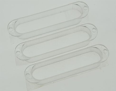 KAISH Clear ST Strat Closed Single Coil Pickup Cover Transparent Sealed Pickup Covers in Saudi Arabia