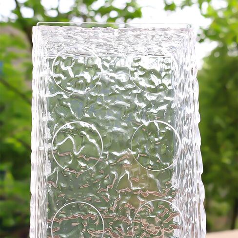 مزهرية زهرة أكريليك، مزهرية زهرة أكريليك شفافة مستطيلة طويلة بطول 11.8 بوصة، قطعة مركزية لطاولة الطعام مزخرفة بطبقة منخفضة من الأكريليك الحديث لديكور المنزل في حفل الزفاف (3#، 11.8 بوصة) in Kuwait