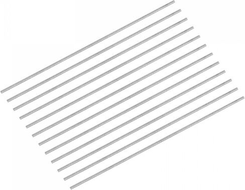 uxcell Round Steel Rod, 0.9mm HSS 63-65 HRC Lathe Bar Stock Tool 60mm Long for Shaft Gear Drill Lathes Boring Machine Turning Miniature Axle 20Pcs in Saudi Arabia