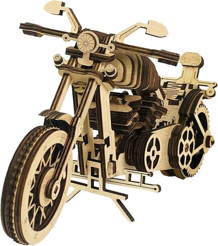 3D Wooden Puzzles for Adults, Motorcycle Style 3D Wooden Puzzles, for Friends Relatives Families Desk Decoration in Saudi Arabia