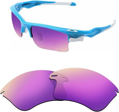 عدسات بديلة مستقطبة لنظارات Oakley Fast Jacket XL الشمسية - خيارات متعددة، مع قطعة قماش للعدسات in Kuwait