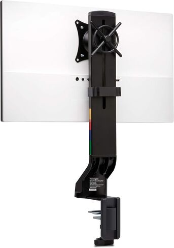 Kensington Dual Monitor Mount for Desk, C-clamp Vesa Monitor Stand Fits 2 Ultrawide Monitors Up to 27 Inches, Low Profile Monitor Stand, Height Adjustable Rotating Free Standing Monitor Arm, Black in Saudi Arabia