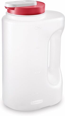 Rubbermaid® 2122604 MixermateTM Leak-Resistant Pitcher (1 Gallon) and G.E.T. P-3064-1-CL-EC Heavy-Duty Shatterproof Plastic Pitcher (2 Quart) Bundle in Kuwait