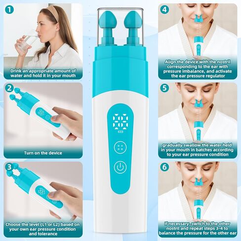 جهاز تخفيف ضغط الأذن، أنبوب استاكيوس لضغط الأذن المتوازن، منتجات العناية بالأذن للسفر بالطائرة، والغوص، والسباحة in Kuwait