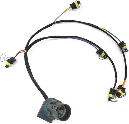 Fuel Injector Wiring Harness Compatible with International Navistar DT466 DT530 DT466E Replace 1807455C92 1889905C92 AP63464 WHO6602 in Kuwait