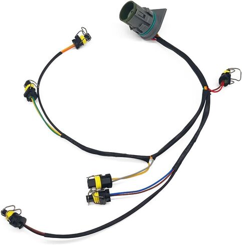 Fuel Injector Wiring Harness Compatible with International Navistar DT466 DT530 DT466E Replace 1807455C92 1889905C92 AP63464 WHO6602 in Kuwait