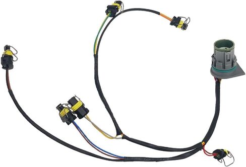Fuel Injector Wiring Harness Compatible with International Navistar DT466 DT530 DT466E Replace 1807455C92 1889905C92 AP63464 WHO6602 in Kuwait