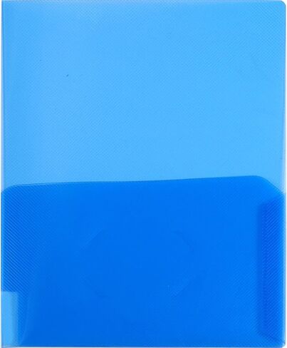 Lion Clear-Line 2-Pocket Plastic Folder, Clear, Pack of 4 (91120-CR-4P) in Saudi Arabia