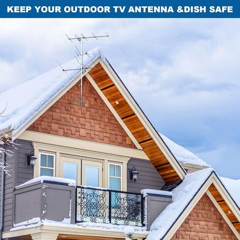 Antenna Wall Mount, Antenna Pole Mount Bracket,12 Inch Starlink Mounting Kit for TV Antenna Mast Pole, 1 Pair in Kuwait