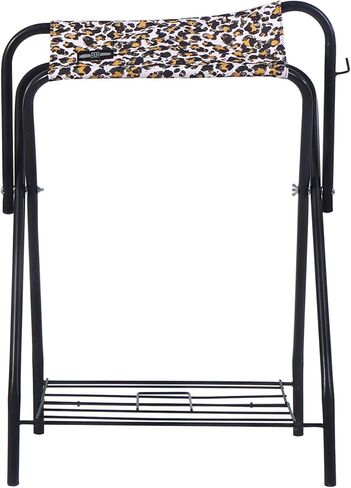 Harrison Howard Saddle Stand Freestanding Full-Size Portable Floor Horse Saddle Rack with Supportive Fabric to Prevent Possible Slippage Secure Saddle Navy Blue in Saudi Arabia