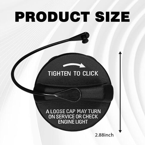 Gas Cap, Fuel Tank Filler Cap Cover, Automotive Replacement Fuel Tank Caps OEM #52030377AB for Dodge Ram 1500 Durango Chrysler Charger Challenger Jeep Wrangler JK TJ Liberty Grand Cherokee in Saudi Arabia