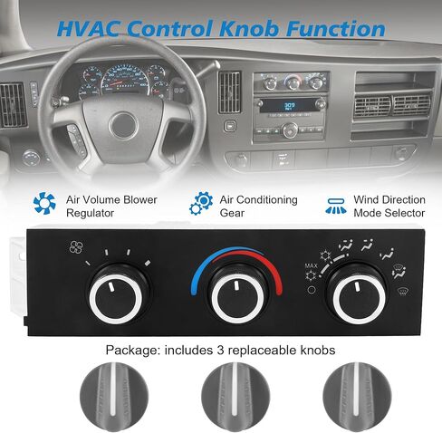 VOFONO 599-217 وحدة التحكم في المناخ A/C متوافقة مع 1996-2020 Chevy Astro G30 Express 1500 2500 3500 C4500 Kodiak، GMC Safari Savana 1500 2500 3500 C4500 Topkick in Kuwait