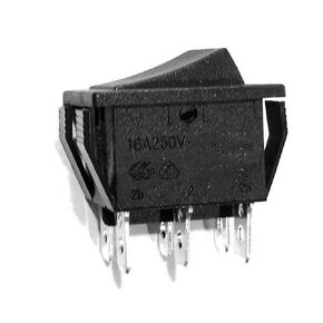 PAOSDKSUI 6 Pin Shifter Rocker Switch Replaces Power Wheels 00801-1775 0463YS