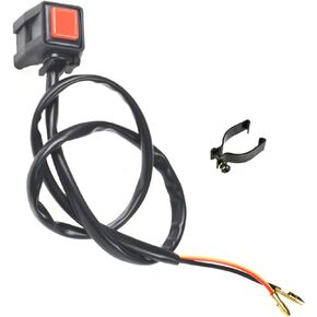 Motorcycle Kill Switch Replacement for Yamaha YZ60J YZ80 YZ85 YZ100 YZ125 TTR125 TT125 TT225 TT600 YZ250 YZ400F YZ426 YZ490 IT175 IT200 IT250 IT465 IT490 WR200 WR400