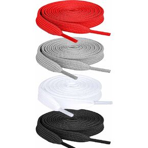 Flat Shoe laces 5/16" Wide 52 inch,Shoelaces replacement,Roller Athletic Running Sneakers Strings