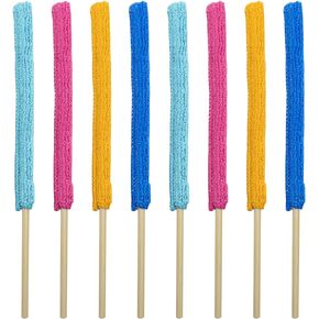 AUEAR, 6 Pack Mini Microfiber Stick Duster Dusting Brush Crevice Cleaning Tool for Window Blinds