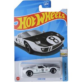 Hot Wheels Ford GT40, Factory Fresh 2/10 [White] 12/250