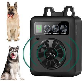 Anti Barking Device, Ultrasonic Dog Bark Deterrent Devices 30KHZ Rechargeable Dog Barking Control Device, 48FT Dog Barking Silencer Bark Box Outdoor/Indoor, Dog Silencer Safe Training Tools