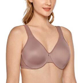 DELIMIRA Women's Minimizer Bra Plus Size Underwire Smooth Full Coverage Seamless Bras