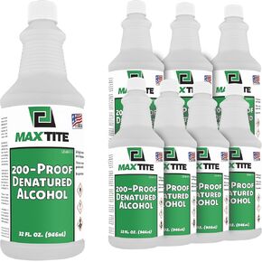 كحول مشوه، 200 درجة (إجمالي 2 جالون، 8 عبوات سعة 32 أونصة) in Kuwait