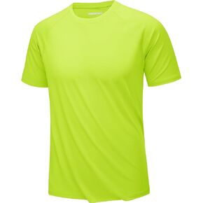 KEFITEVD Men's Short Sleeve UPF 80+ Sun Protection Shirts UV SPF Quick Dry Rash Guard Swim Shirts Workout Athletic T-Shirt