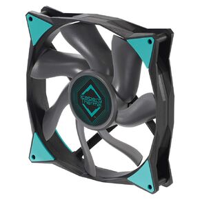 Iceberg Thermal IceGALE 140mm PWM Premium Case Fan ((2-Pack) Black)