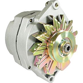 DB Electrical 400-12393 New Alternator Compatible with/Replacement for 10Si Delco 1-Wire 63 Amp With R-Terminal Stud On Rear