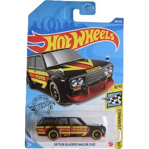 Hot Wheels Datsun Bluebird Wagon (510), [Black] 146/250 Speed Graphics 8/10