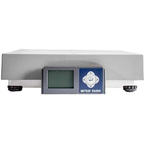 Mettler Toledo PS60U5101-000 Model PS60 Parcel Scale (150pounds / 60kilograms Capacity) with ABS Flat Top Platter, GEOCAL Calibration, RS232 Computer Interface for Use with Carrier Manifest Software