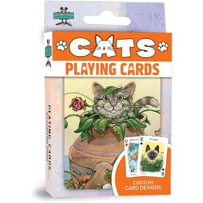 MasterPieces Officially Licensed Cats Playing Cards - 54 Card Deck for Adults