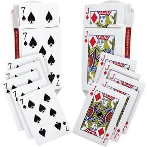 Magic Makers One Way Forcing Red Bicycle Back Decks Combo 7 Spades and Jack Diamonds - 2 Decks Included