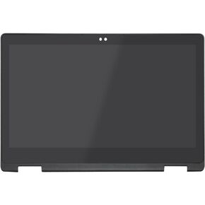LCDOLED Replacement 13.3 inches FHD LCD Touch Screen Digitizer Assembly Right-Angled Bezel for Dell Inspiron 13 P69G P69G001 (NOT for LP133WF2 NV133FHM-N45) (Right-Angled Bezel - 40 Pins Connector)