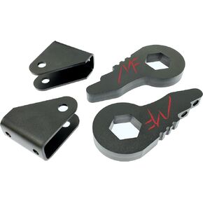 MotoFab Lifts TKGM2500-WSE 1-3 inch Leveling lift kit that is compatible with Chevy Silverado Sierra GMC 2500HD 3500HD with shock extenders