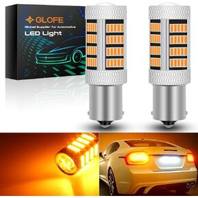 4014 92SMD 1156 BA15S LED Bulb Daytime Running Light 10000K Blue 400% Brighter, 7506 1156A 1003 1141 P21W LED Light for DRL Turn Signal Lights, Backup Reverse Parking Lights, Pack of 2