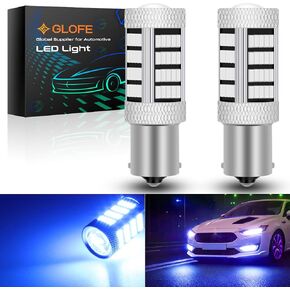4014 92SMD 1156 BA15S LED لمبة ضوء النهار الجري الأخضر 400% أكثر سطوعًا، 7506 1156A 1003 1141 P21W ضوء LED لأضواء إشارة الانعطاف DRL، مصابيح احتياطية لوقوف السيارات العكسي، حزمة من 2 in Kuwait
