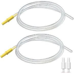 PumpMom-us Silicone Tubing for Spectra Pump to Compatible with New Medela PersonalFit Flex Connectors, PIS MaxFlow Connector, Freestyle Flex Connector