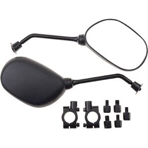 GOOFIT ATV Rear View Mirror 360 Degrees Ball-Type Side Rearview Mirror with 7/8" Handlebar Mount replacement for Motocycle Scooter Moped ATV Quad Dirt Bike