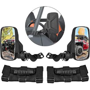 Wsays General Side Mirrors Folding Compatible with 2016-2024 UTV Polaris General 1000, Polaris General 1000-4