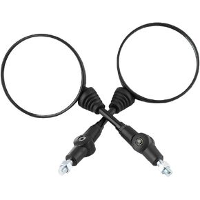 KIMISS 2Pcs Motorcycle Modified Folding Rearview Mirror Round Side Mirrors for Kawasaki KLX250 KL250 retrovisor moto plegable in Kuwait