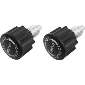 LQ Industrial 2pcs Adjustment Fitness Pop Pull Pin Knob, M16 Pull Pin Knob for Exercise Training Machines Release Bike Equipment
