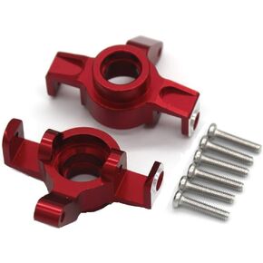 ترقية كتلة التوجيه الأمامية المعدنية، ترقية أجزاء لقطع غيار السيارات 1/14 MJX Hyper Go RC 14230، مناسبة أيضًا لأجزاء MJX Hyper Go 14301 14302، أجزاء ترقية Hyper Go 1/14 (أحمر)