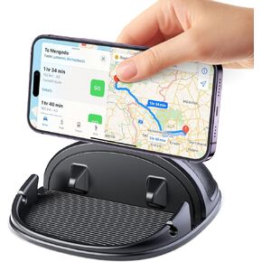 Beeasy Car Phone Holder, Dashboard Phone Holder for Car Anti-Slip Silicone Car Pad Phone Mount, Hands Free Phone Stand Compatible with iPhone, Samsung, Android Smartphones, GPS Navigation Devices